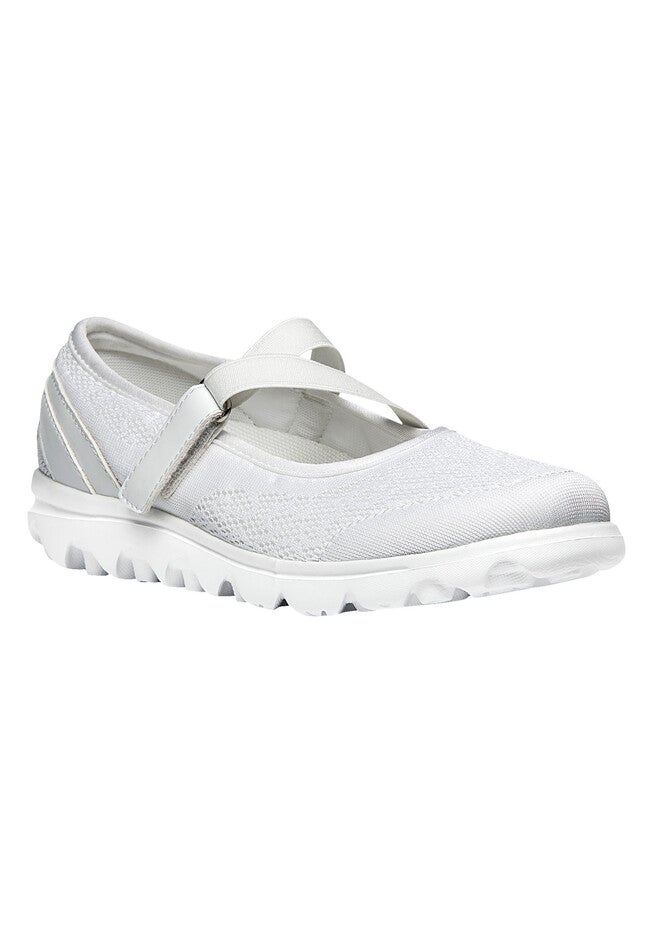 TravelLite Mary Jane Sneaker by Propet®, WHITE, hi-res image number 0