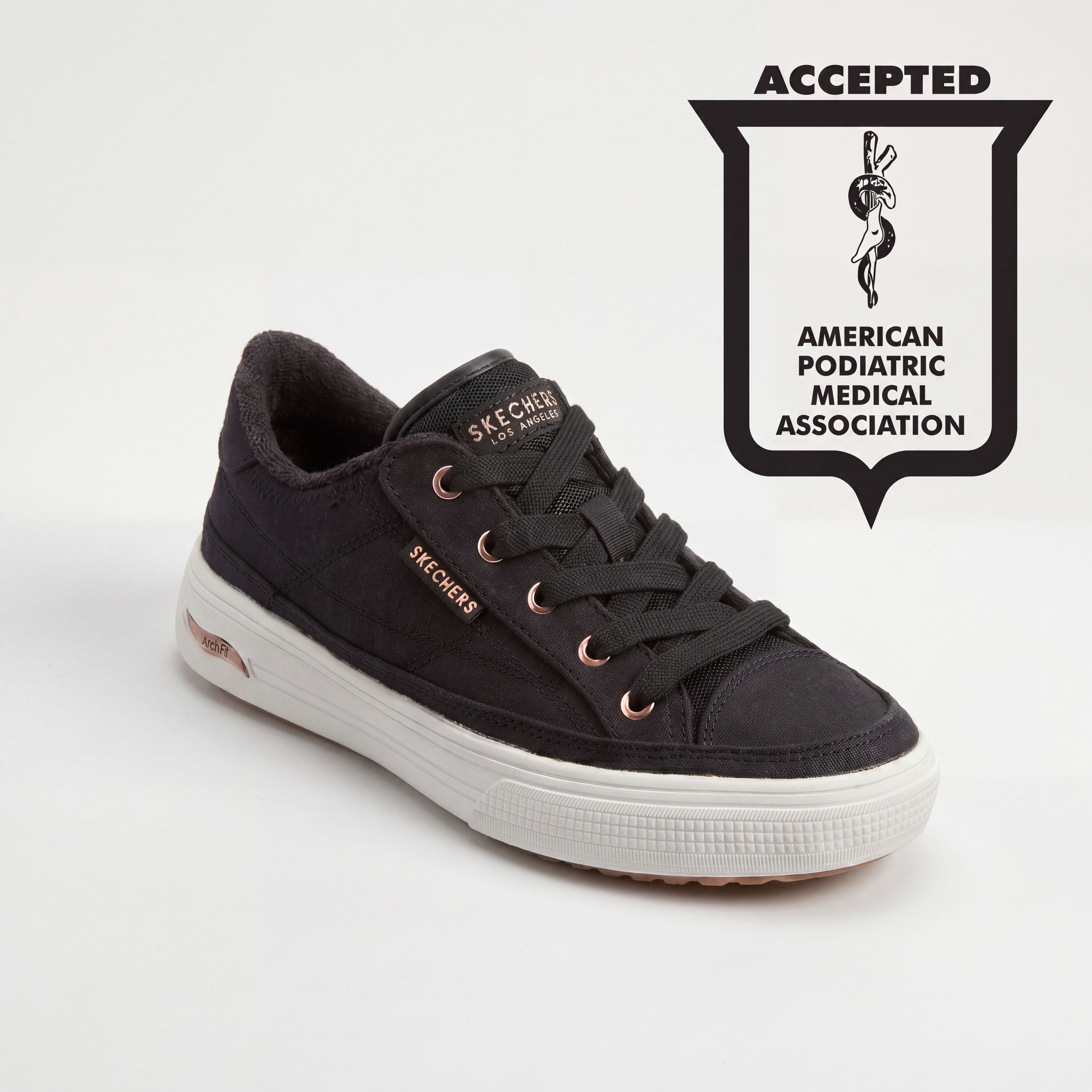 The Arcade Slip On Arch Fit Sneaker, BLACK, hi-res image number 0