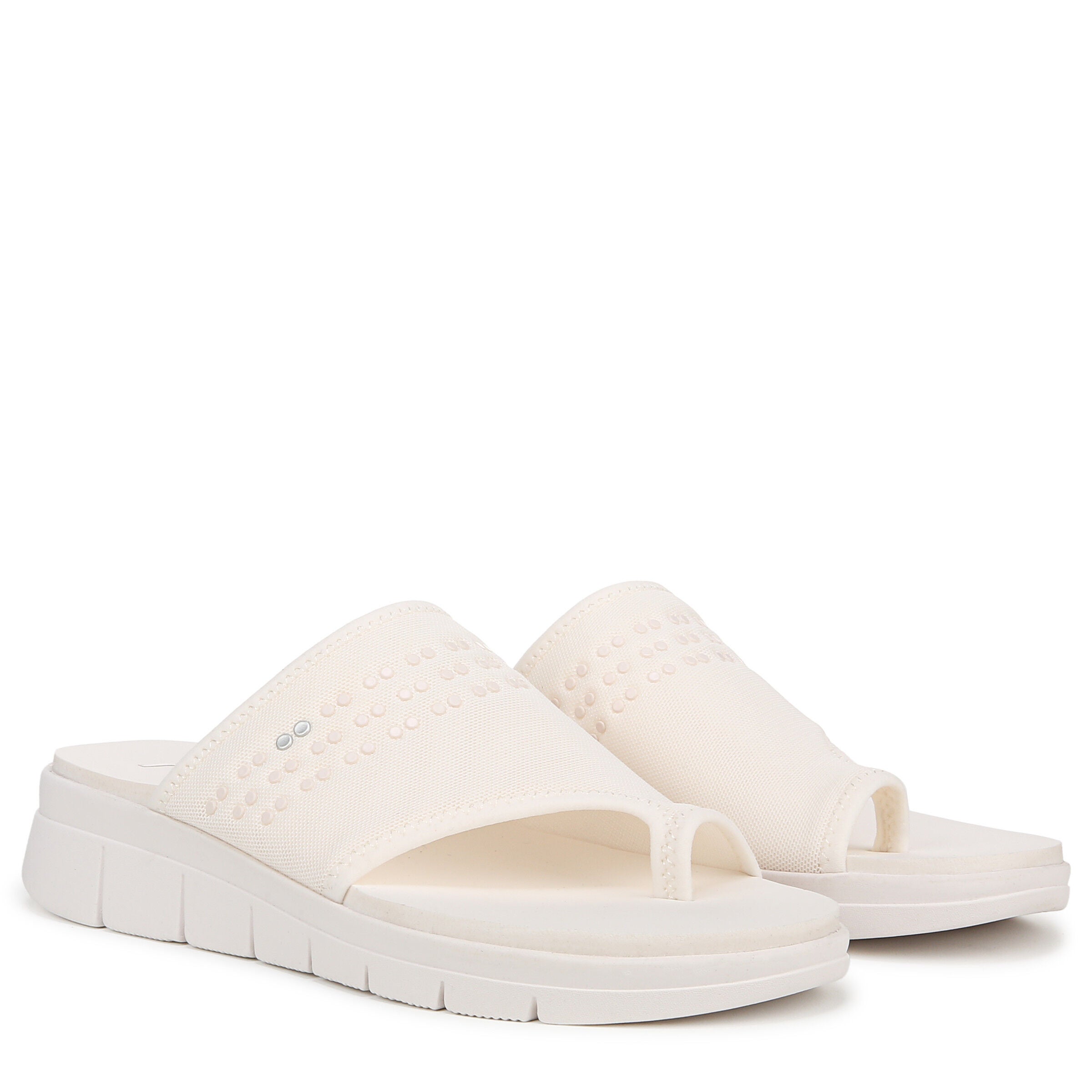Elegance Slide Sandal, WHITE ALYSSUM, alternate image number 2