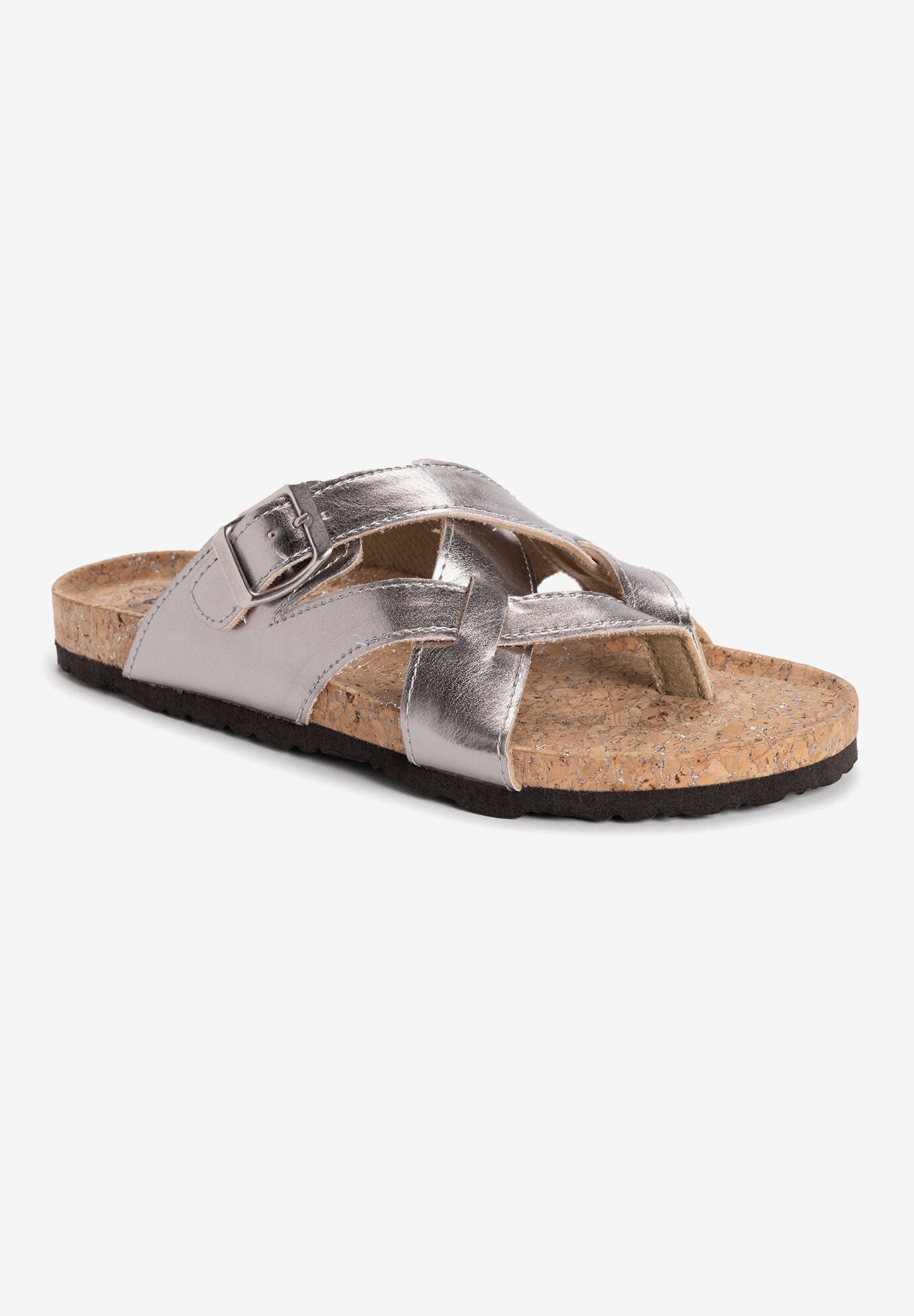 Shayna Terra Turf Sandal, SILVER, hi-res image number 0