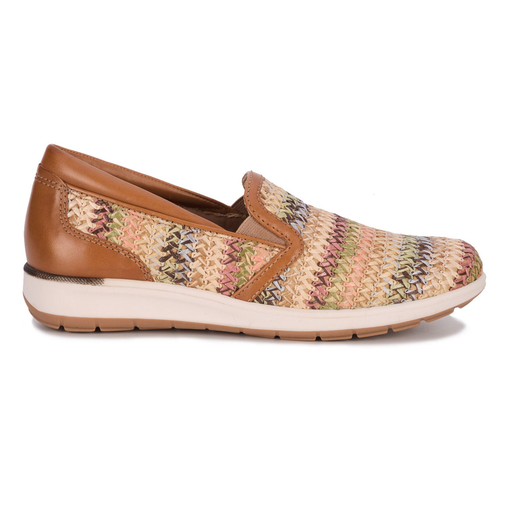 Orleans Casual Sneaker, RAFFIA LUGGAGE, alternate image number 3