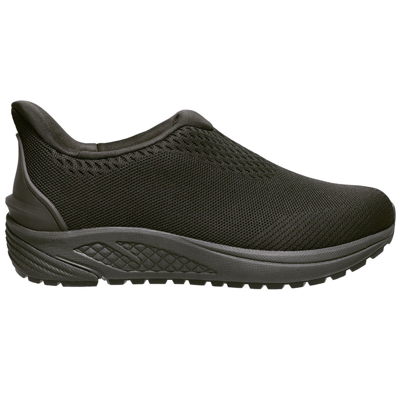 One Velocity Slip-On Sneaker, ALL BLACK, alternate image number 2