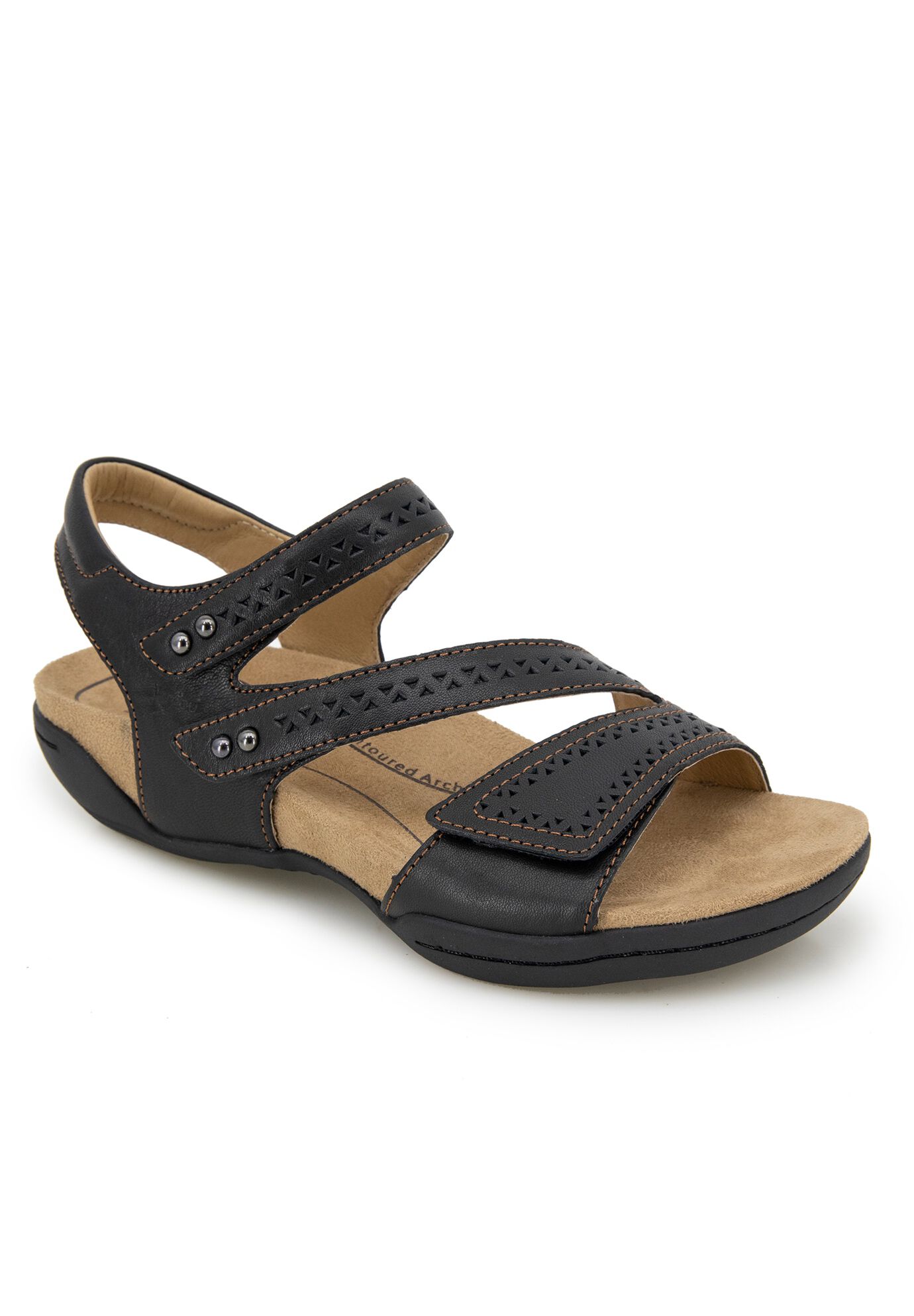 Makayla Sports Sandal, BLACK, hi-res image number 0