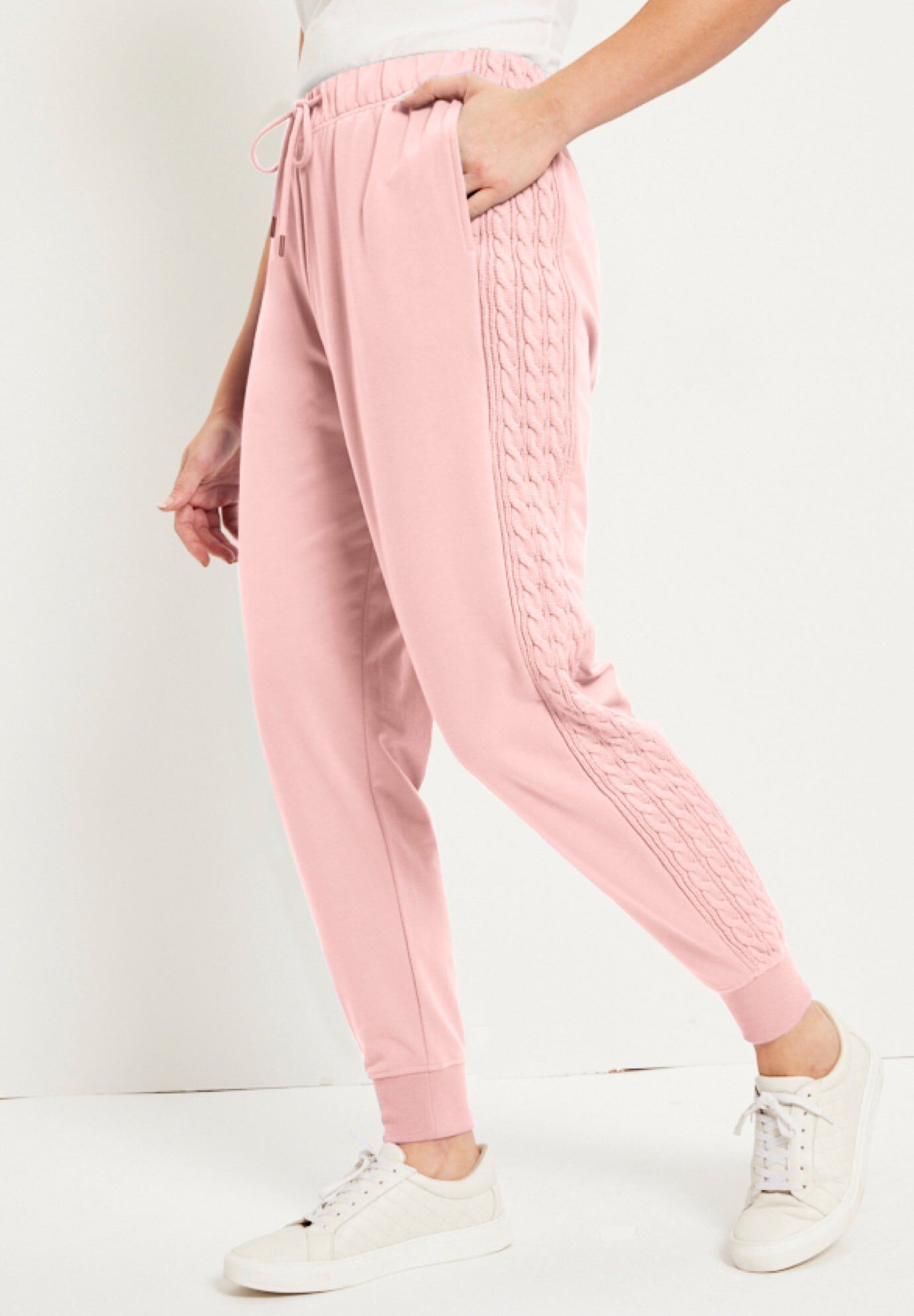 French Terry Joggers, SOFT BLUSH, hi-res image number 0