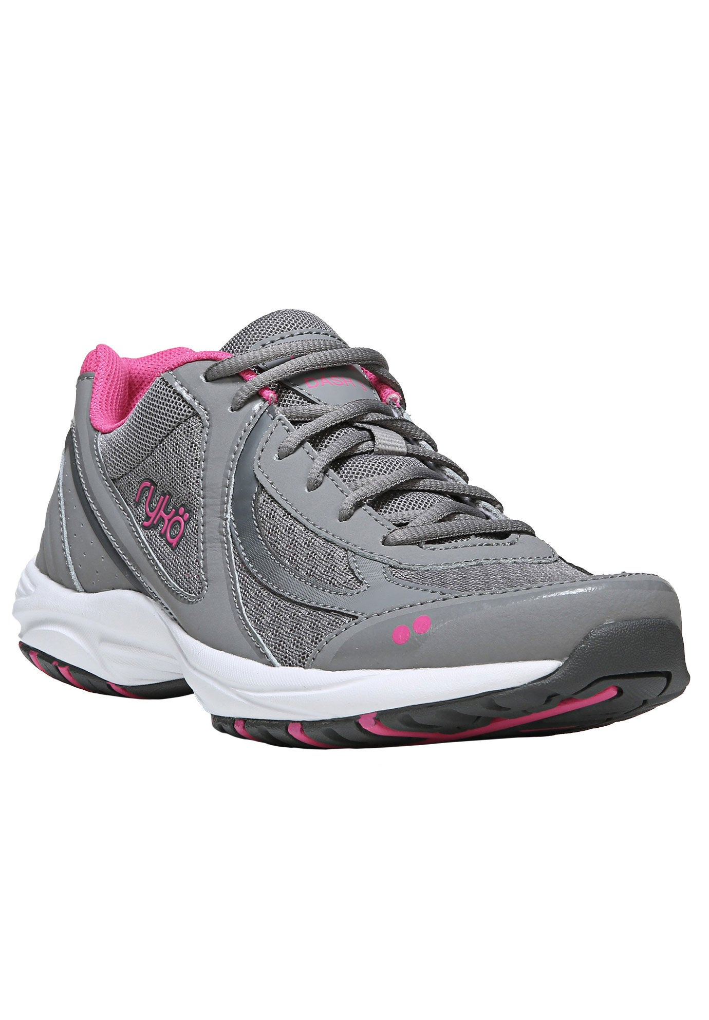 Dash 3 Sneakers by Ryka®, GREY PINK, hi-res image number 0