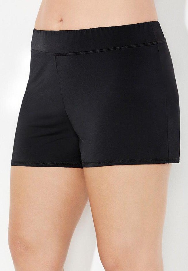 Bandeau Blouson Tankini Set with Banded Short, , alternate image number null