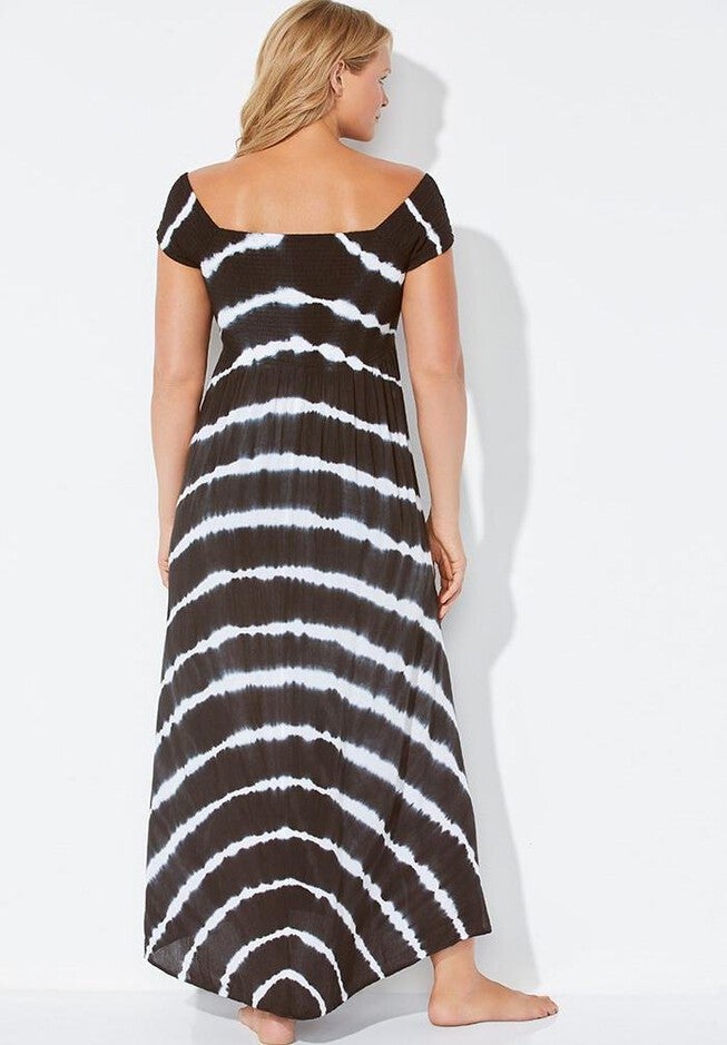 Harper Tie Dye Cover Up Maxi Dress, , on-hover image number null