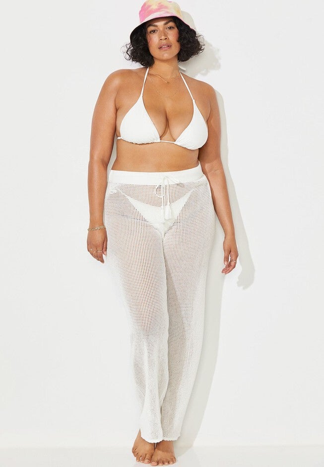 Camille Kostek Crochet Beach Pant, , alternate image number null