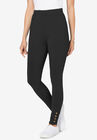 Snap Trim Legging, BLACK, hi-res image number null