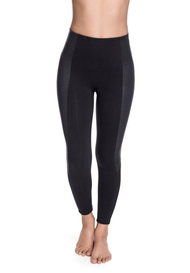 Chic Vibes Faux Leather Fashion Legging, BLACK, hi-res image number null
