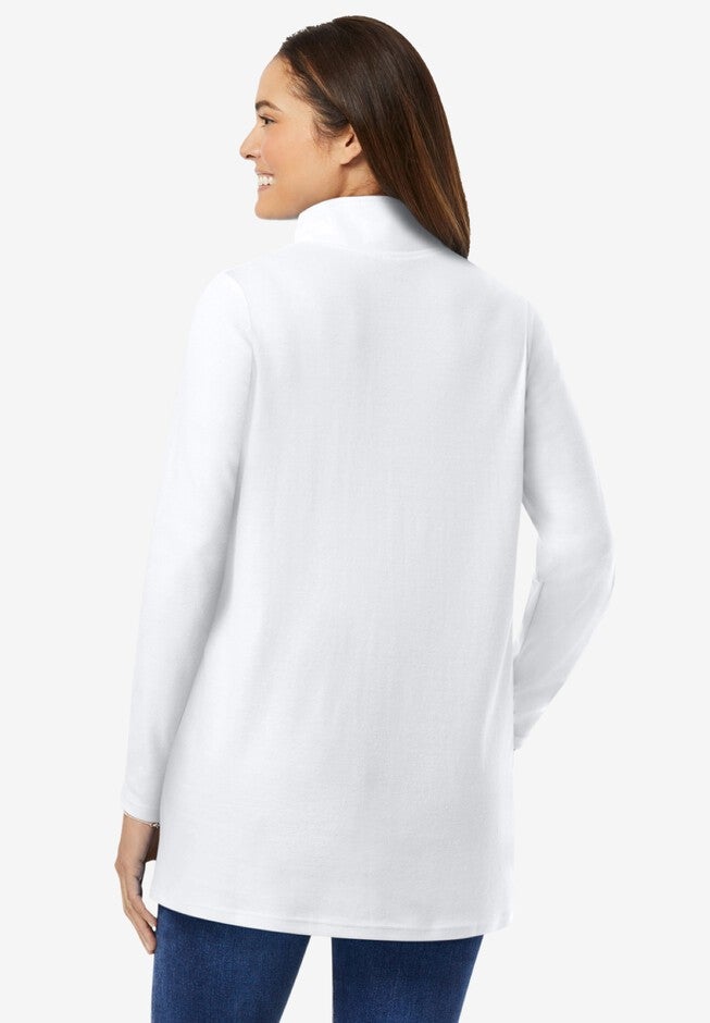 Sport Knit Zip Tunic, , on-hover image number 1
