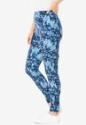 Stretch Cotton Printed Legging, , alternate image number null