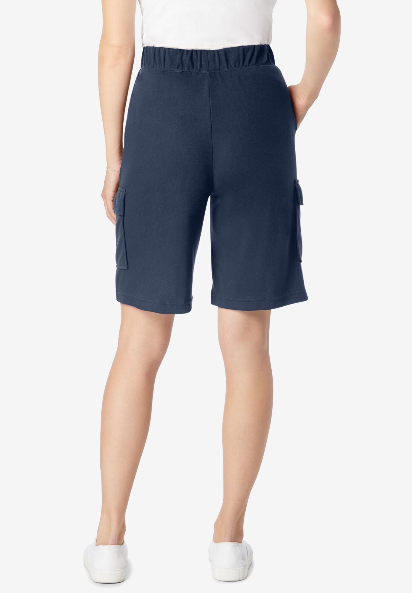 Pull-On Knit Cargo Short, , on-hover image number 1