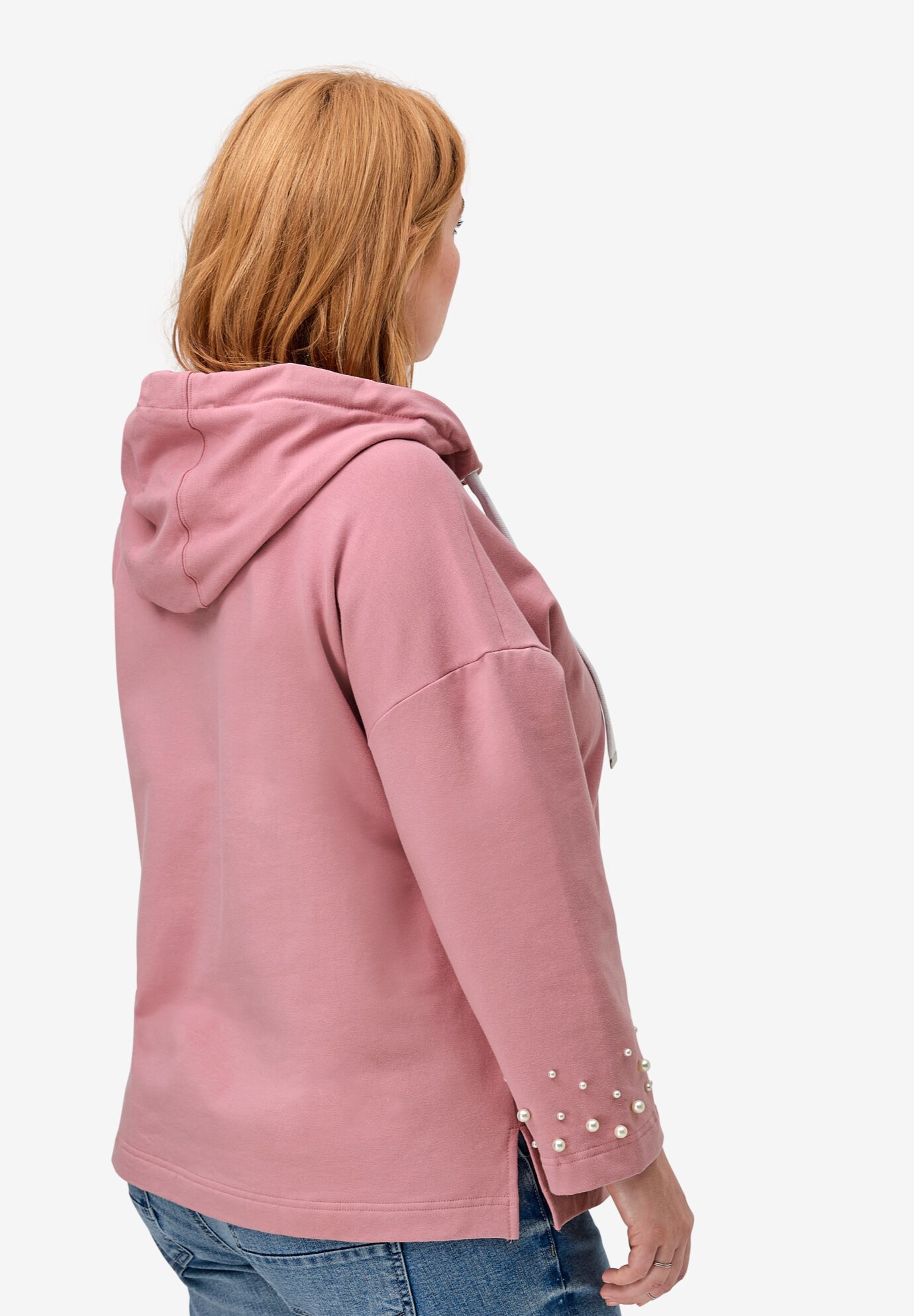 Pearl Trim Sweatshirt, , on-hover image number 1