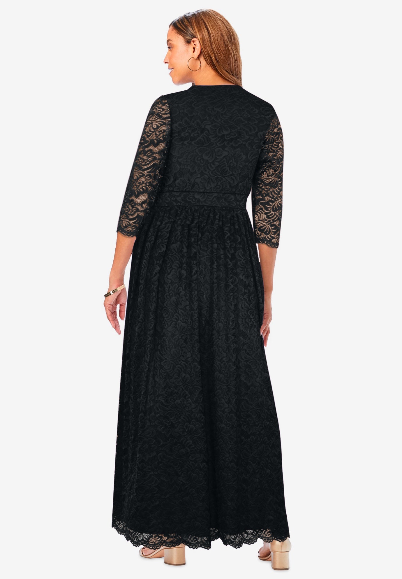 Stretch Lace Maxi Dress image number 2