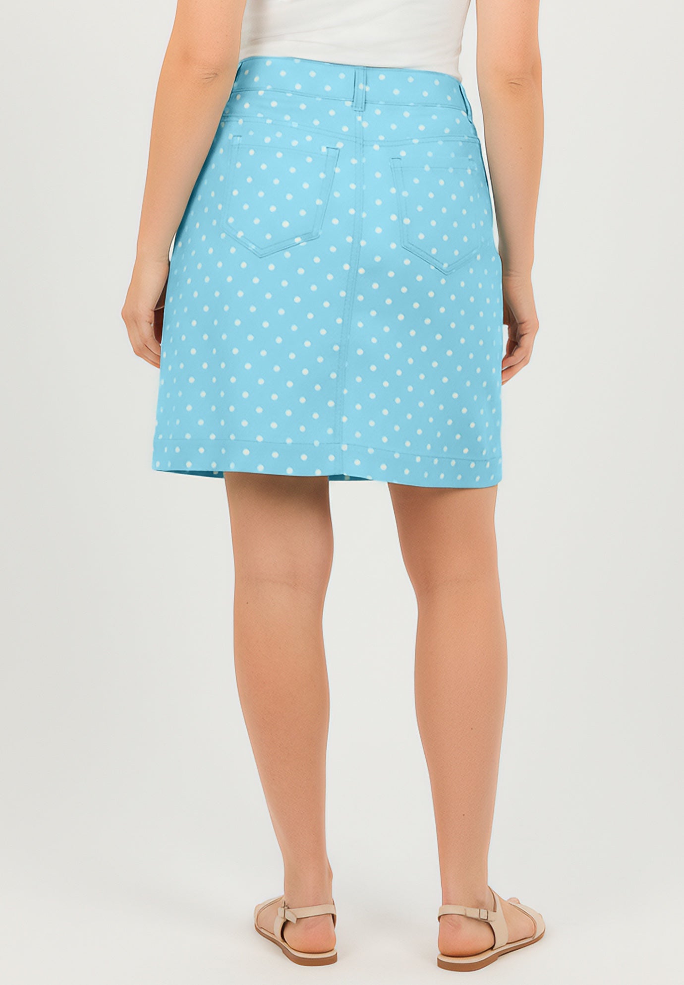 Adjustable Waist Chino Skort image number 1