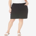 Adjustable Waist Chino Skort image number null