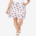 Adjustable Waist Chino Skort image number null