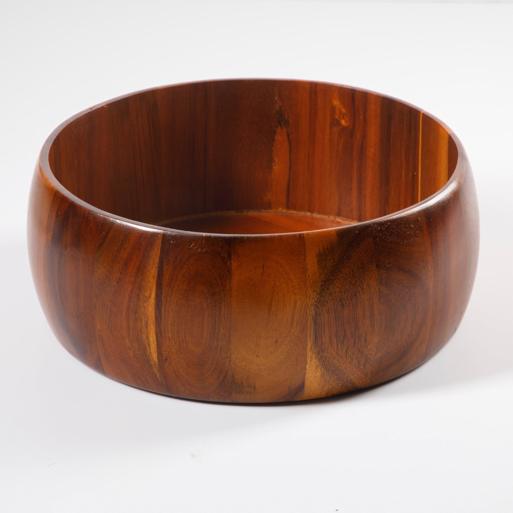 3-Piece Acacia Wood Salad Bowl Set image number 3