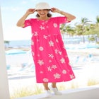 Stamped Empire Waist Dress image number 0