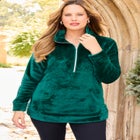 Ultimate Plush Half-Zip Pullover image number null