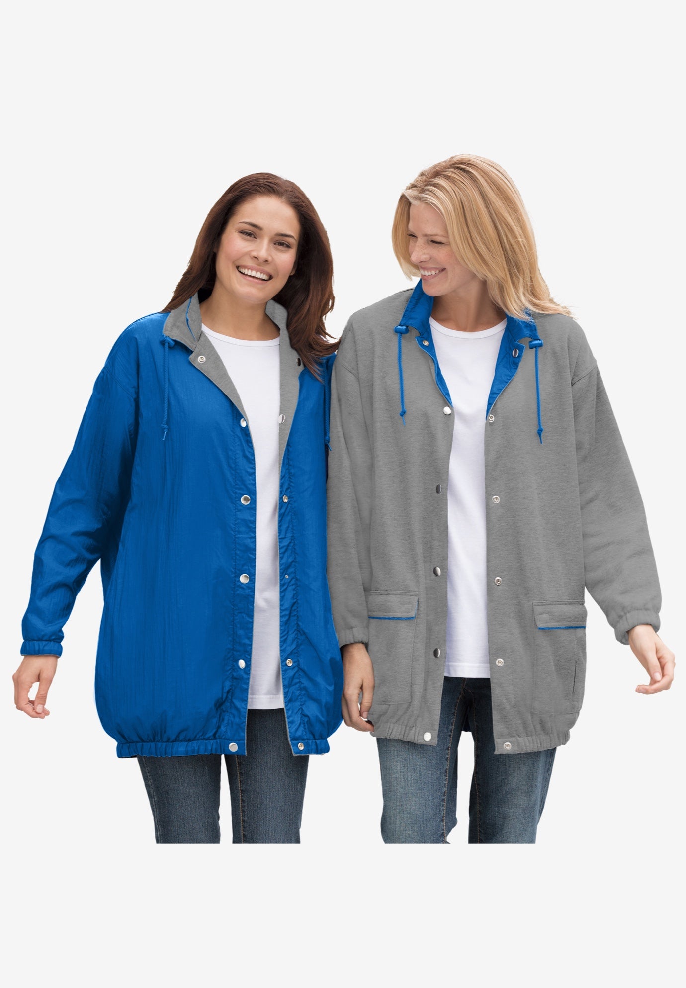 Fleece Nylon Reversible Jacket image number 0