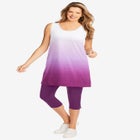 Longer-Length Dip-Dye Sleeveless Tunic image number null