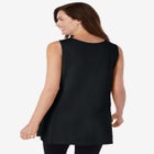 Longer-Length Dip-Dye Sleeveless Tunic image number null