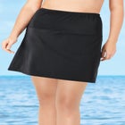 High-Waisted Swim Skirt with Built-In Tummy Control Brief image number null