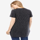 Marled V-Neck Tunic image number null