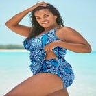 Loop Strap Two-Piece Swim Dress image number null