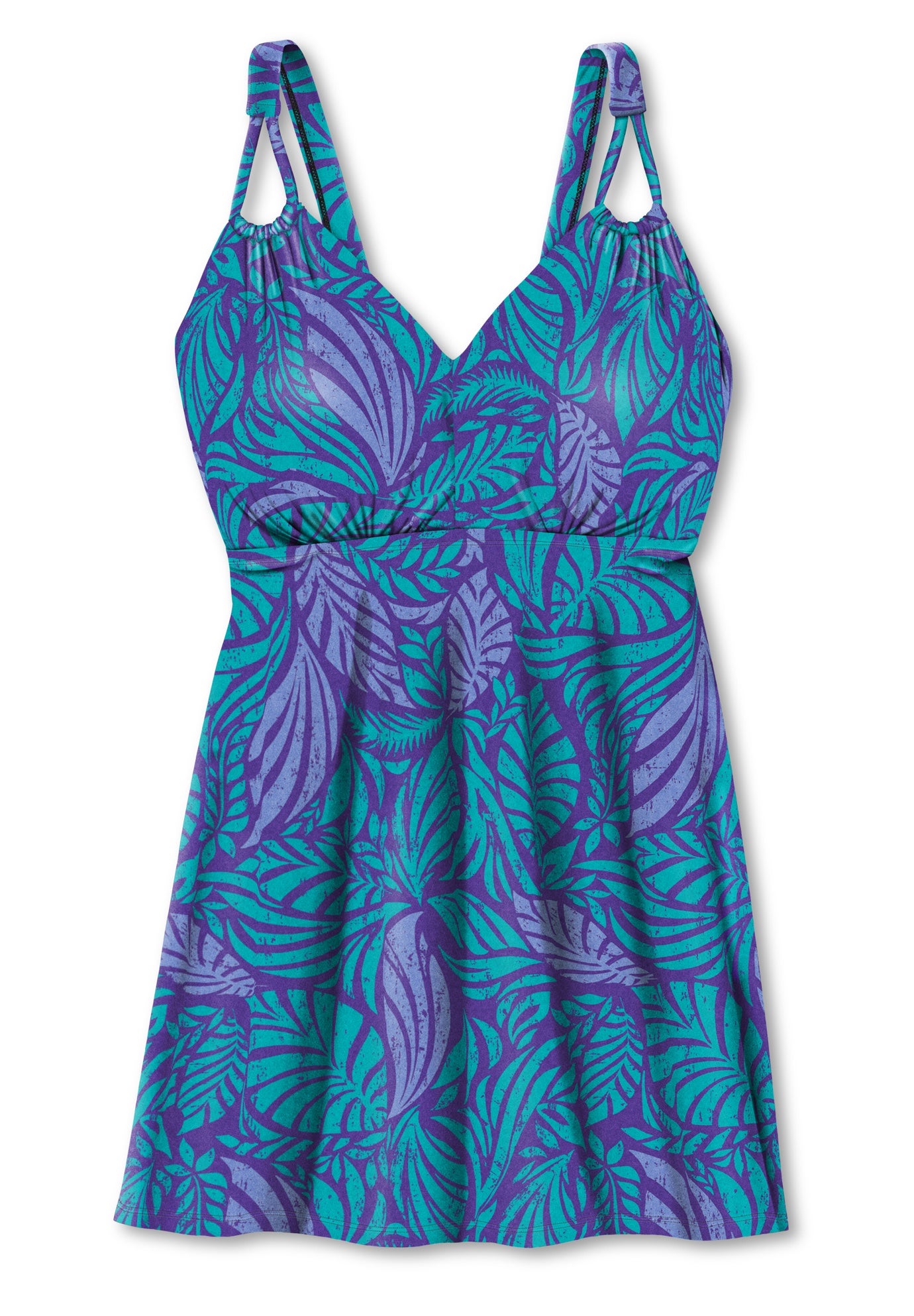 Loop Strap Two-Piece Swim Dress image number 3