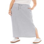 Sport Knit Side-Slit Skirt image number null