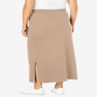 Sport Knit Side-Slit Skirt image number null