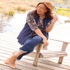 Suprema&reg; 3/4 Sleeve V-Neck Tee image number null