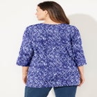 Suprema&reg; 3/4 Sleeve V-Neck Tee image number null