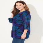 Suprema&reg; 3/4 Sleeve V-Neck Tee image number 2
