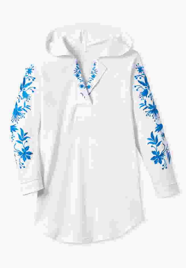 Embroidered Hoodie Sweatshirt image number 4