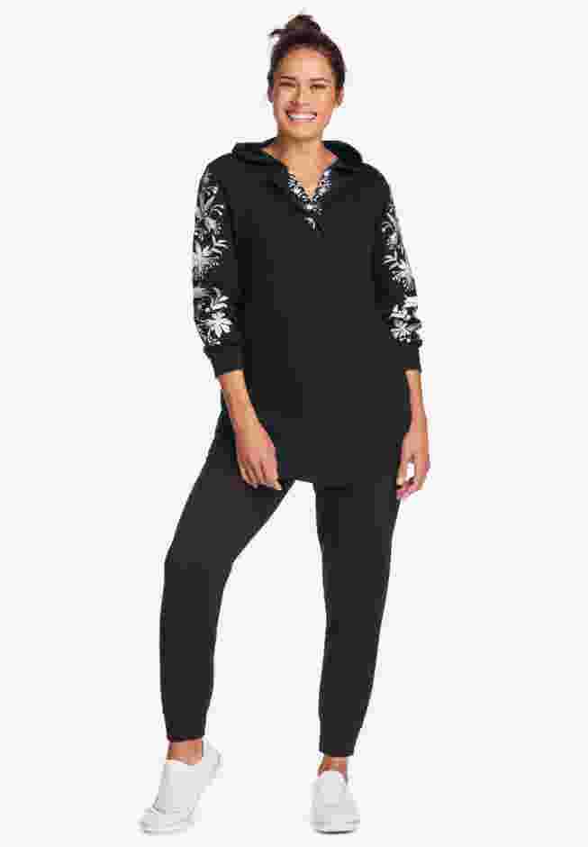 Embroidered Hoodie Sweatshirt image number 5