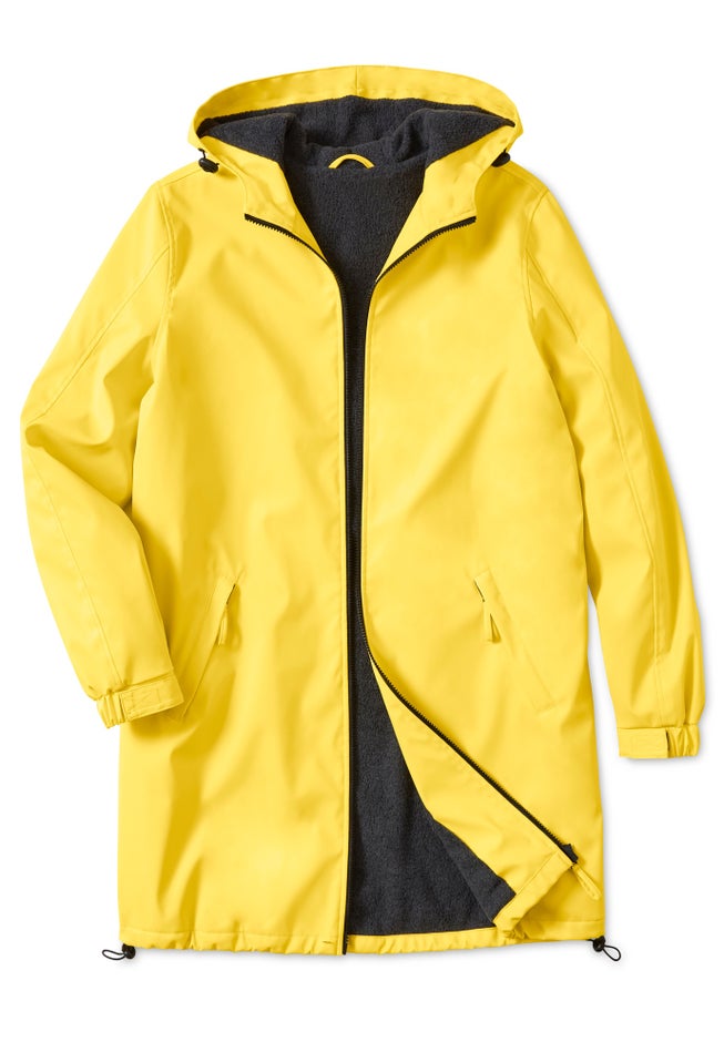 Hooded Slicker Raincoat image number 1