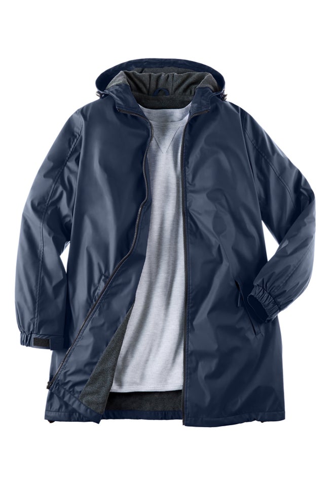 Hooded Slicker Raincoat image number 1
