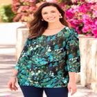 Poetry Tiered Tee image number null