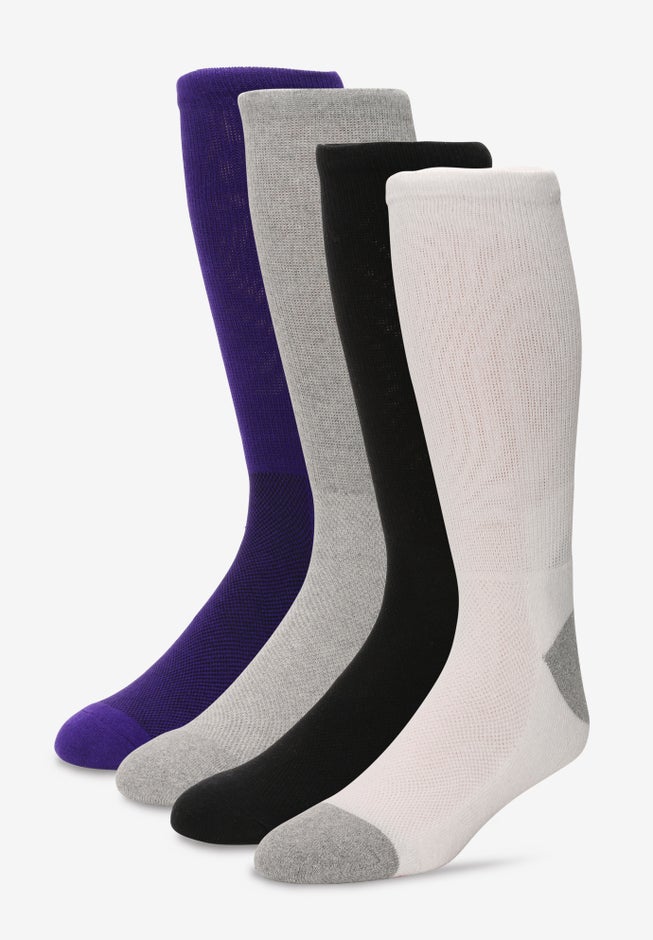 Hanes® Casual Crew Socks, 4-pack image number 0