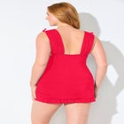 Adjustable Ruched Swimdress image number 5