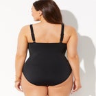 Shirred Underwire One Piece Swimsuit image number null