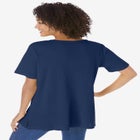 Split-Neck Henley Thermal Tee image number null
