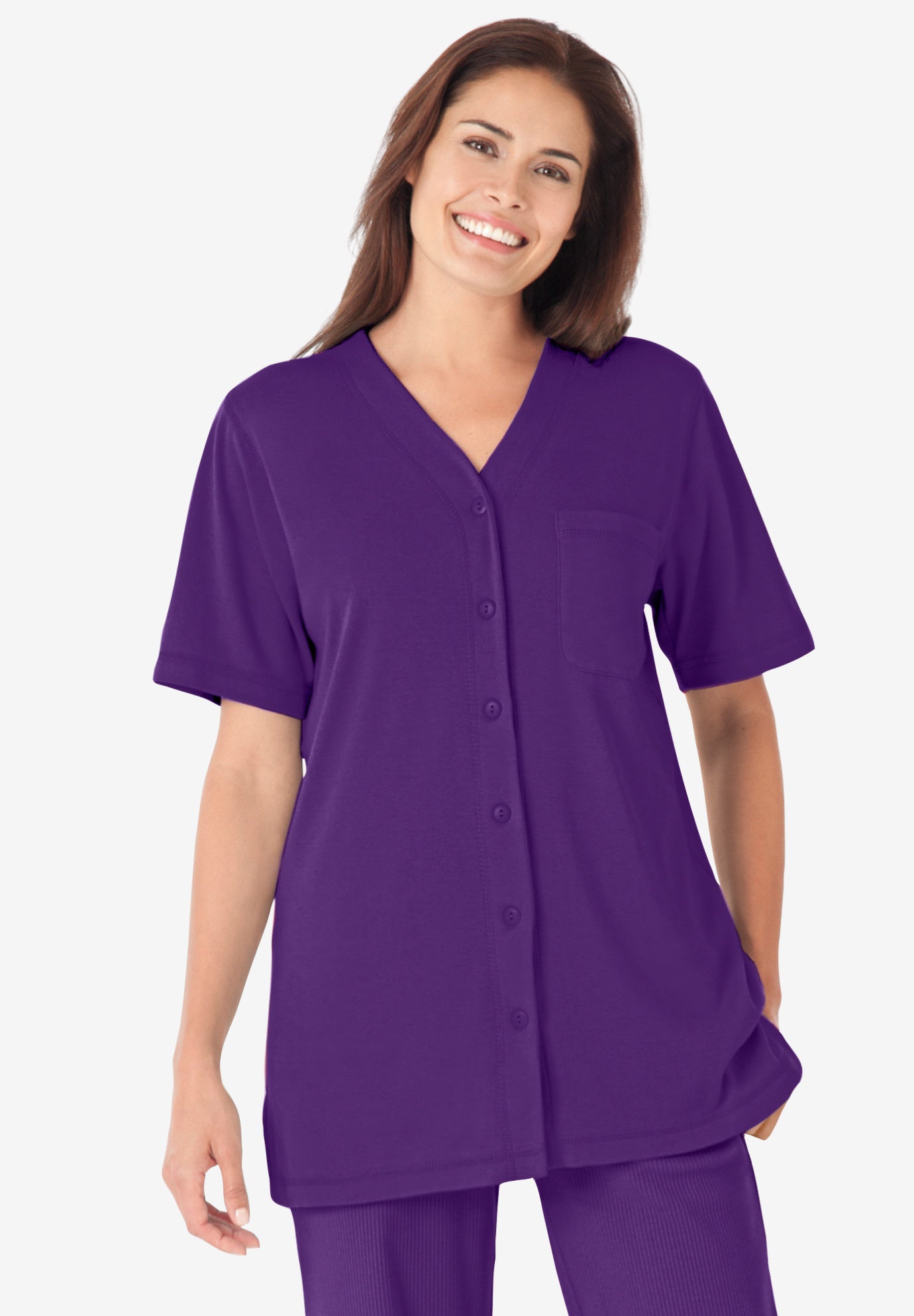 7-Day Short-Sleeve Baseball Tunic image number 0