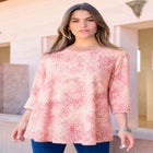 Ultimate Three Quarter Sleeve Swing Tee image number null