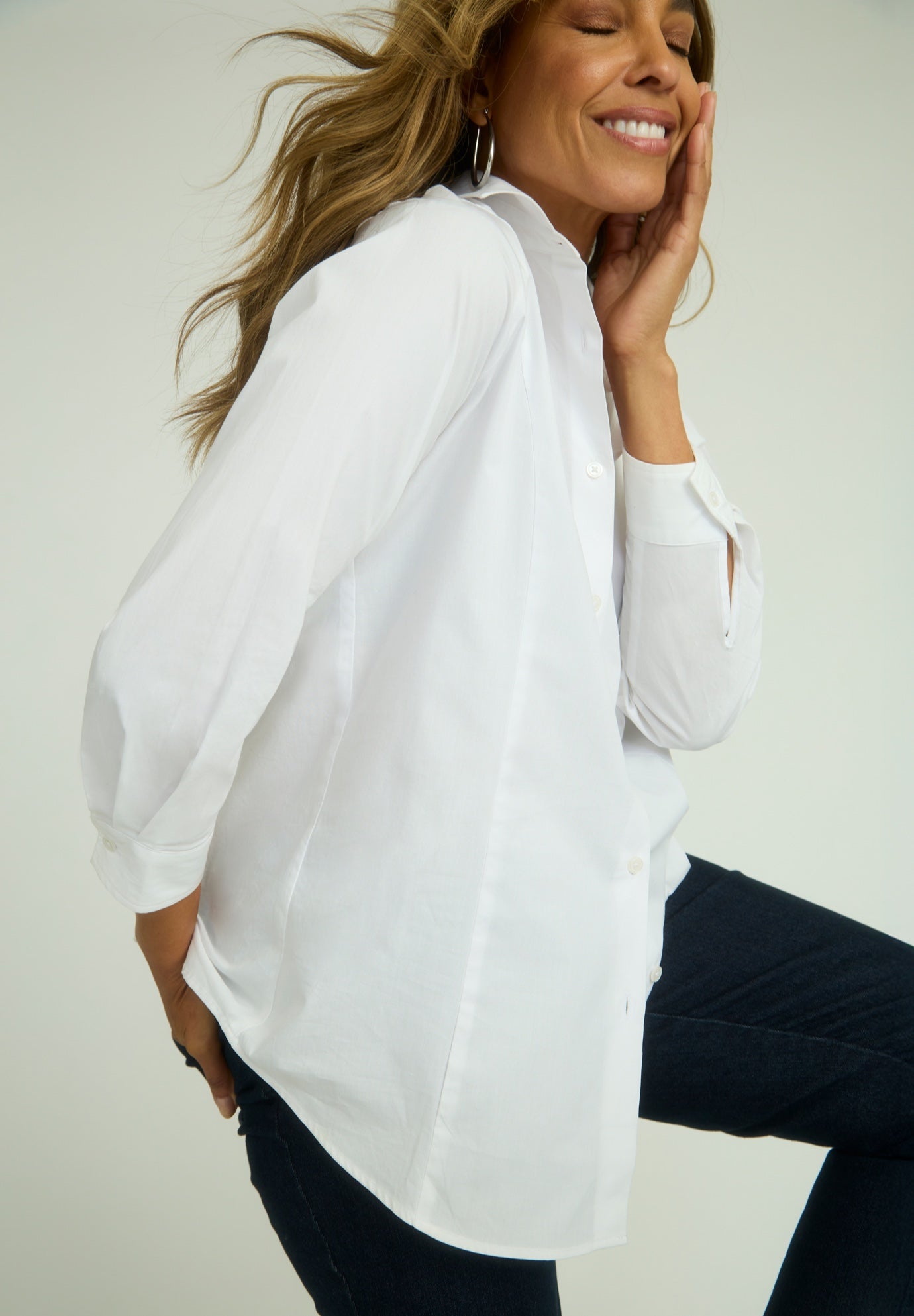 Stretch Poplin Shirt image number 1