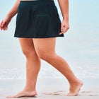 Zip-Pocket Swim Skort image number null